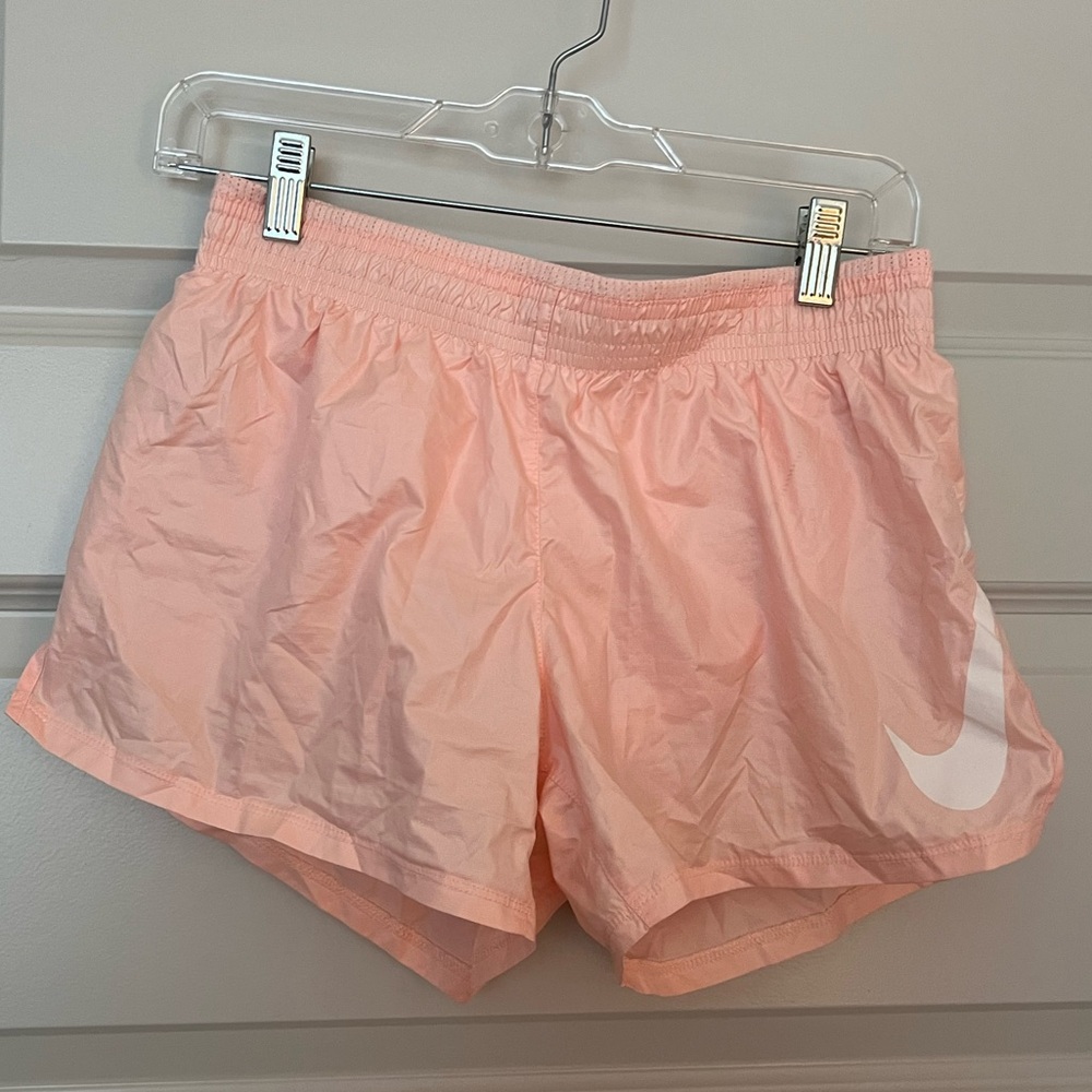 Nike Women's Soft Peach Athletic Shorts